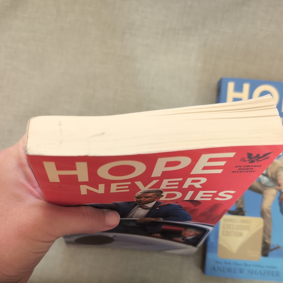 Hope Rides Again and Hope Never Dies - Obama Biden Mystery LOT by Andrew Shaffer - Picture 2 of 10